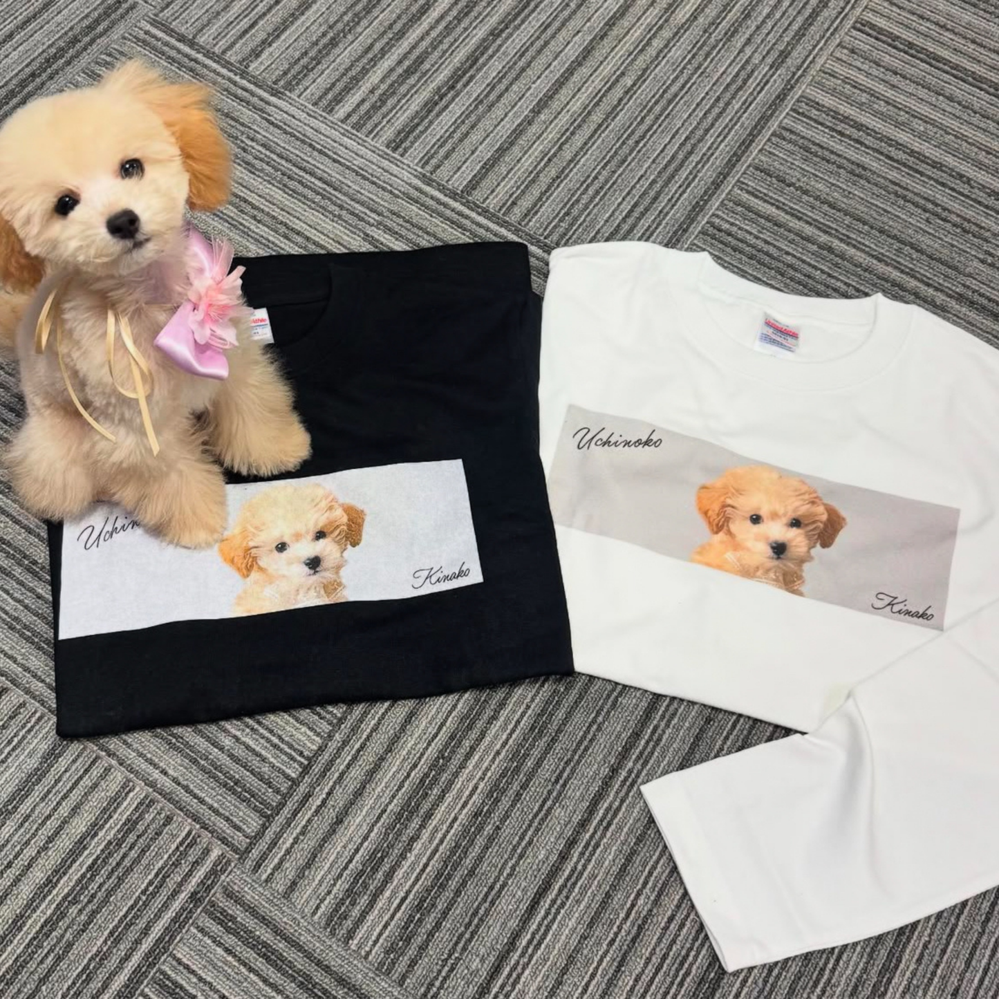 【モニターをお願いした方限定】うちの子スクエアデザインTシャツ