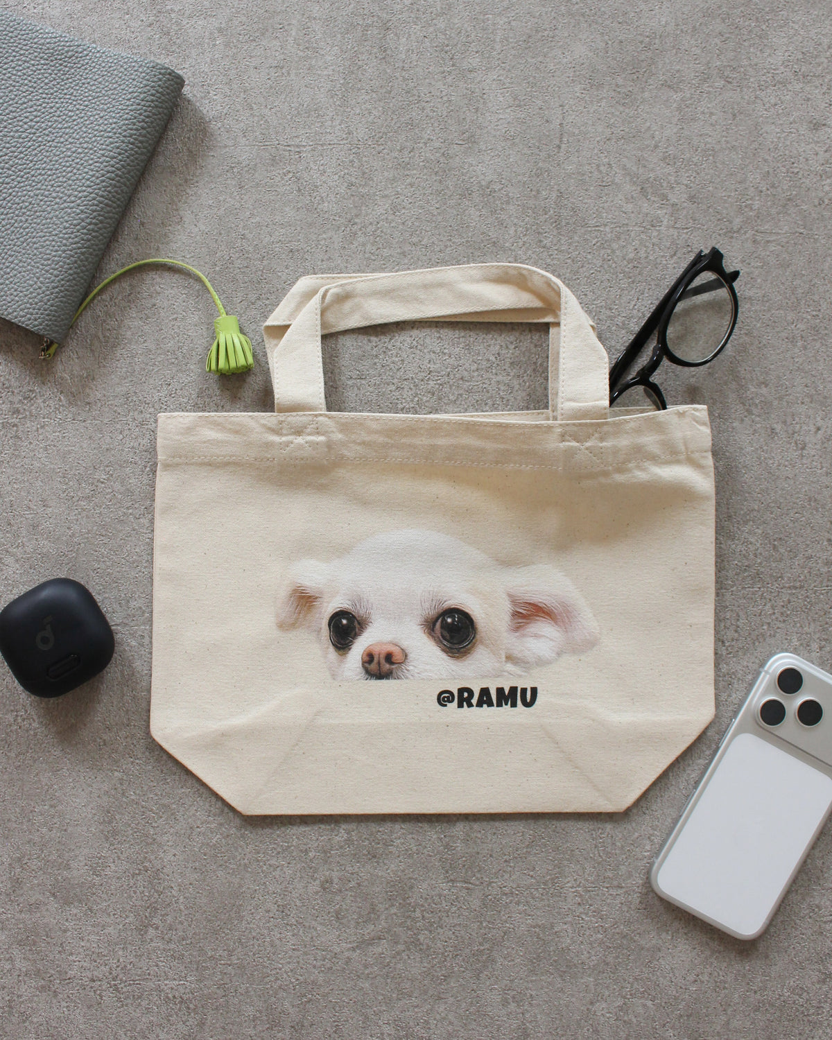 【オプション商品】うちの子ミニトートバッグ