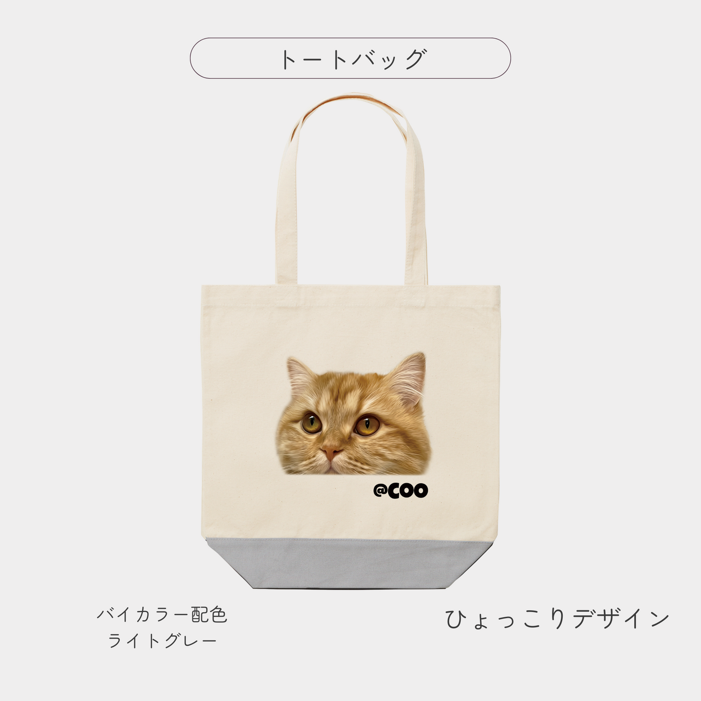 LINE友達限定!【追加専用オプション商品】バイカラートートバッグ