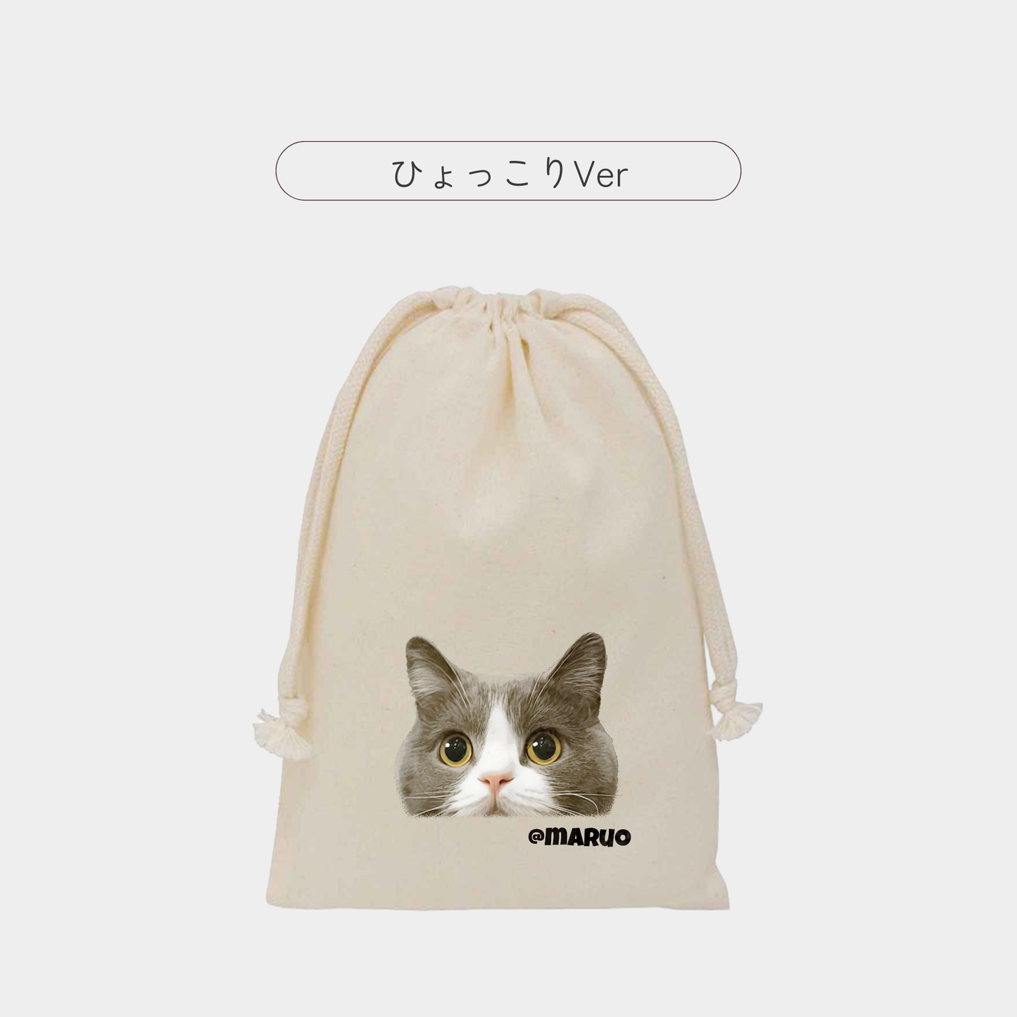 LINE友達限定!【追加専用オプション商品】うちの子巾着