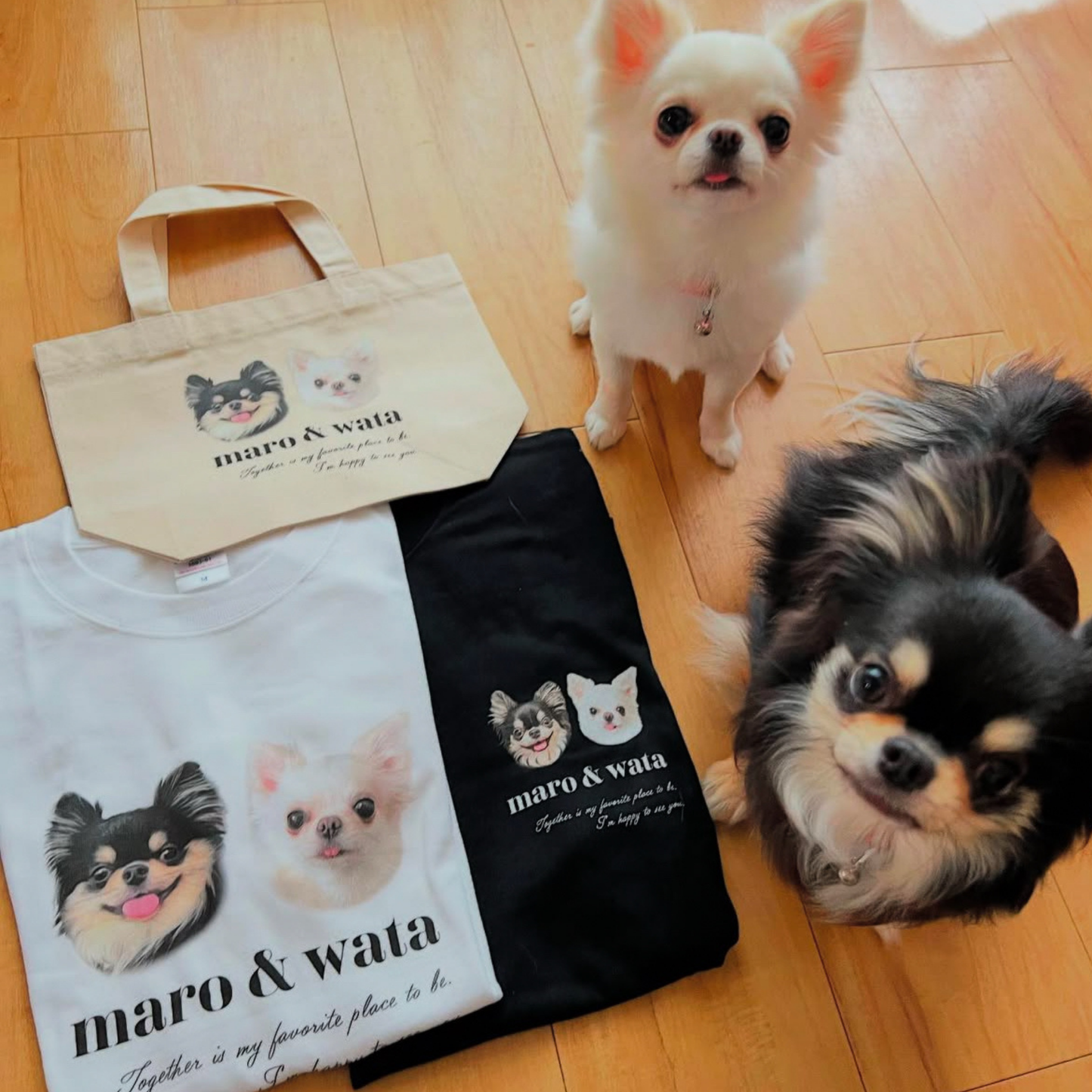 【オプション商品】うちの子ミニトートバッグ(単品) 英文・スクエア