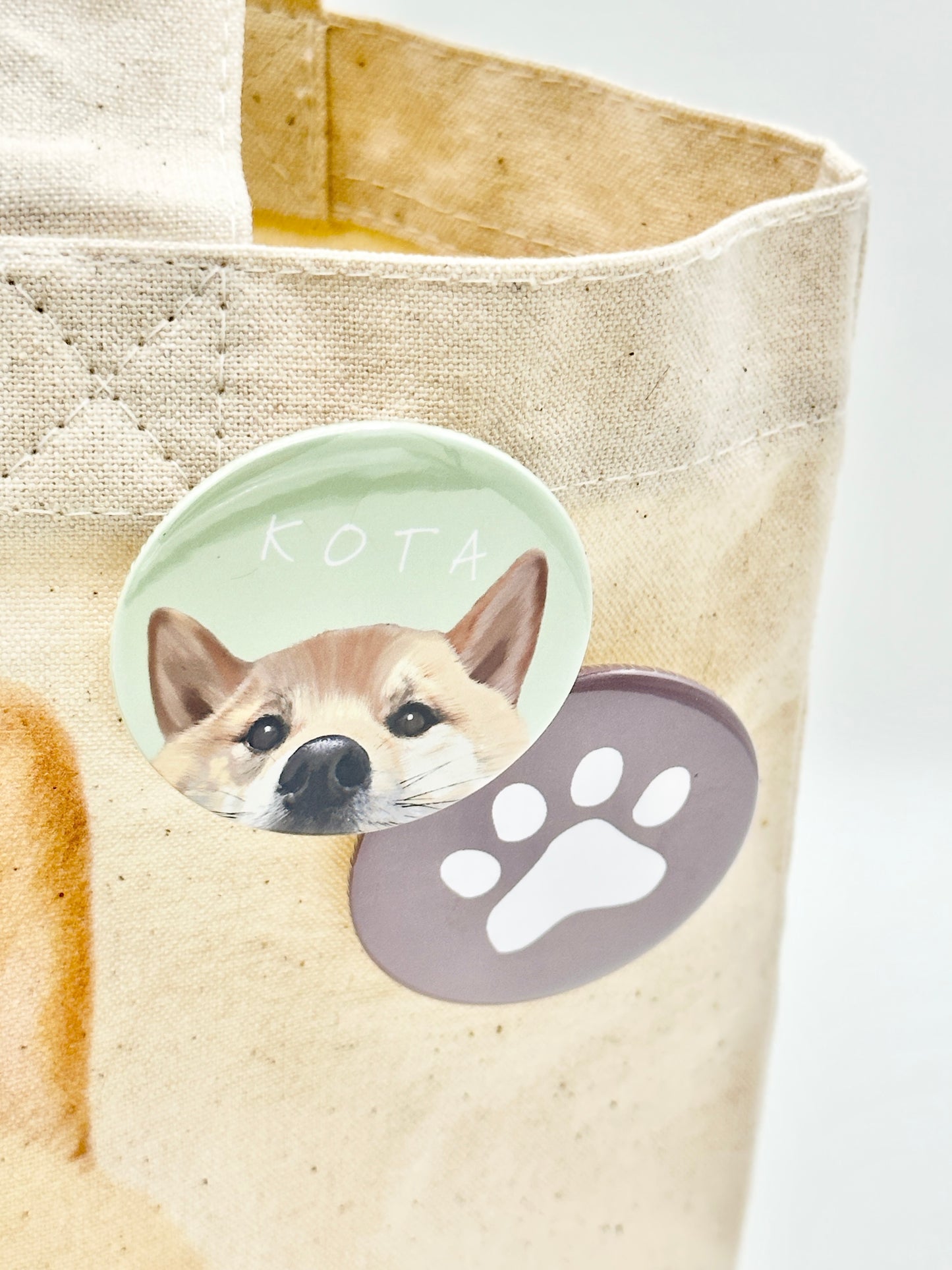 うちの子ミニトートバッグ スクエアデザイン