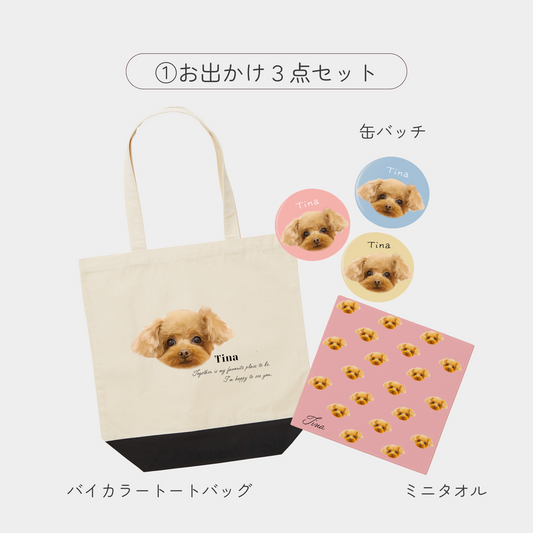 モニター商品【お出かけ3点セット】英文Ver