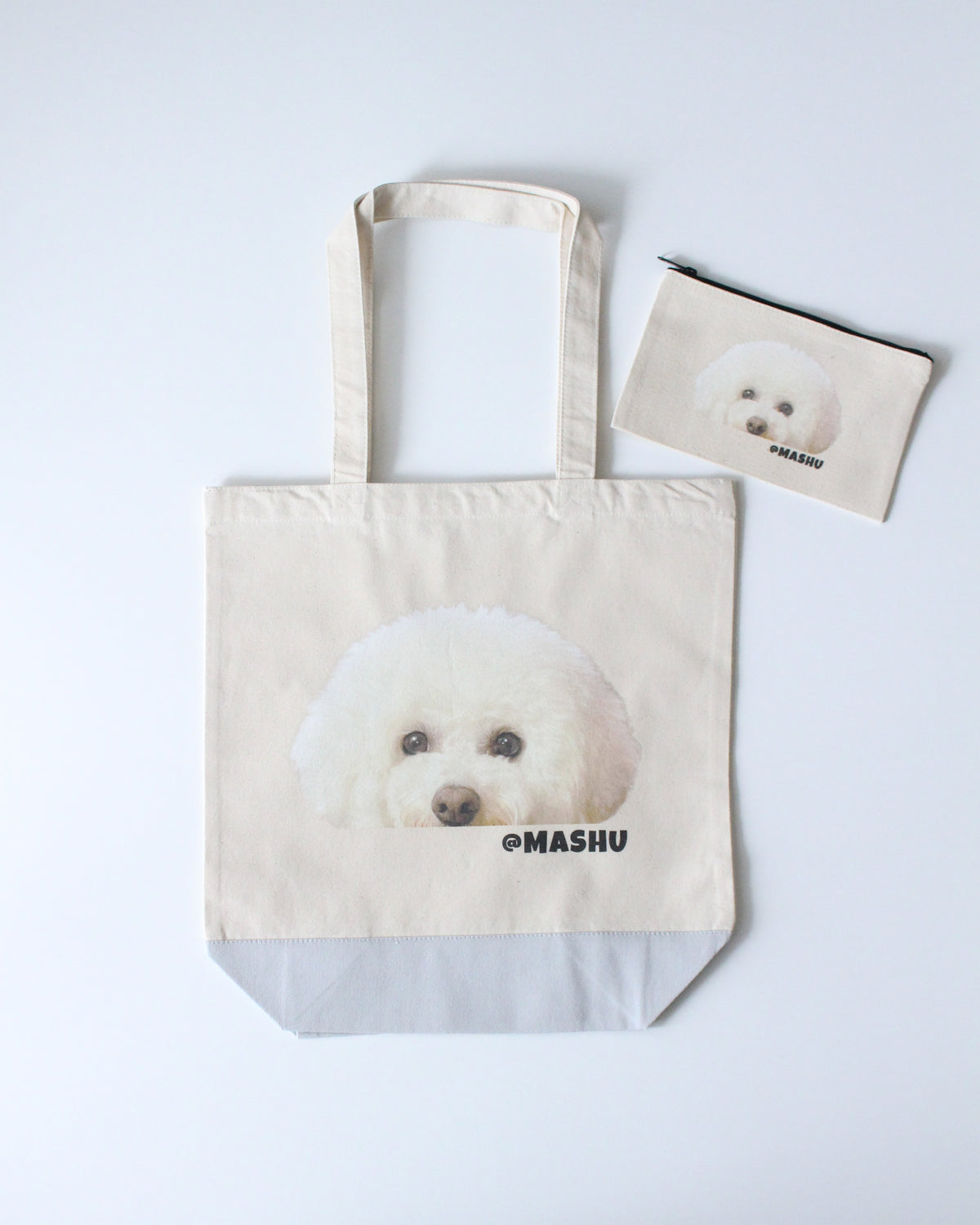 【モニターをお願いした方限定【トートバッグ&ポーチセット】ひょっこりデザイン
