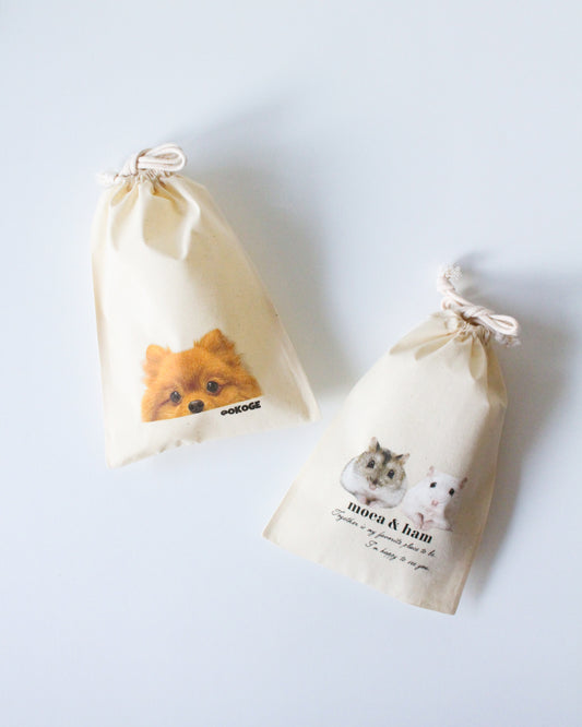 【オプション商品】うちの子巾着