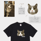 うちの子イラストTシャツ　ひょっこりデザイン